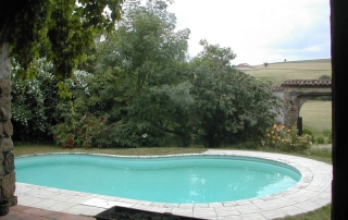 Piscine chauffée, ma maison de campagne