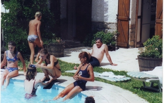 Piscine chauffée, ma maison de campagne