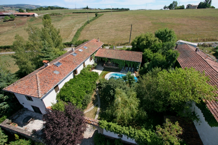 La maison vue du ciel — Maison de Campagne en location