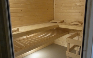 Sauna 3 personnes.